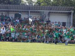 Relegation - Saison 2025/26 - SV Karlskron - FC Geisenfeld - Das Spiel ist aus - Geisenfeld steigt auf - jubel- Foto: Meyer Jürgen