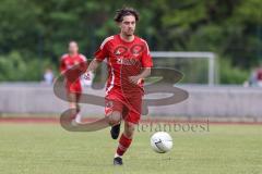 Kreisliga - Saison 2025/26- TSV Ingolstadt Nord - Türk SV Ingolstadt - Arda Keskin rot Türkisch - XXXXX - Foto: Meyer Jürgen