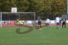 Kreisliga - Saison 2023/2024 - FC Fatih Ingolstadt - TSV Münchsmünster - Der 1:0 Führungstreffer per Foulelfmeter durch Akif Abasikeles Fatih - jubel - Michael Baumgartner Torwart Münchsmünster - Foto: Meyer Jürgen