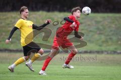 Kreisliga - Saison 2026/27 - SV Zuchering - FC Hitzhofen/Oberzell - Paul Wärmann rot Zuchering - Alexander Thomas gelb Hitzhofen -  Foto: Meyer Jürgen