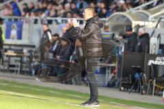 2024_1_27 - 3. Liga - Saison 2023/24 - 1. FC Saarbrücken - FC Ingolstadt 04 -  - Cheftrainer Michael Köllner (FC Ingolstadt 04) - XXXXX - Foto: Meyer Jürgen