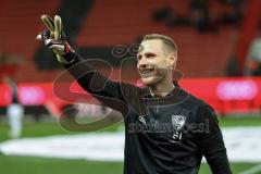 3. Liga; FC Ingolstadt 04 - Preußen Münster; vor dem Spiel Torwart Marius Funk (1, FCI)