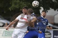 Kreisklasse - Saison 2023/2024 - TSV Großmehring - SV Buxheim - Alex Libeg weiss Buxheim - Manuel Amon blau Großmehring - Foto: Meyer Jürgen