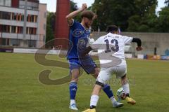 Kreisklasse - Saison 2025/26- MTV Ingolstadt - VFB Kipfenberg - Saad Almatar weiss MTV - Jonas Gößl blau Kipfenberg - Foto: Meyer Jürgen