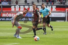 2.BL; FC Ingolstadt 04 - SC Paderborn 07; Florian Pick (26 FCI) Yalcin Robin (13 SCP)