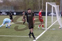 B-Junioren - Bayernliga -  Fc Ingolstadt 04 - TSG 1860 Rosenheim -  Drakulic Ognjen schwarz  FCI  mit dem 2:0 Führungstreffer - jubel - Stein Simon Torwart Rosenheim - - Foto: Meyer Jürgen