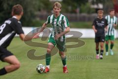 Landesliga - Saison 2025/26 - SV Manching - FC Memmingen II - Luca Bienek (Nr.16 - SV Manching) - XXXXX - Foto: Meyer Jürgen