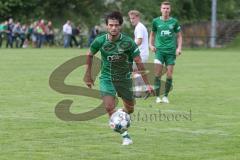 BZL Oberbayern Nord - Testspiel - TSV Aiglsbach - SV Manching - Said Magomedov grün Manching - Foto: Jürgen Meyer