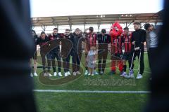 3. Liga - Saison 2024/25 - FC Ingolstadt 04 - SV Wehen Wiesbaden - Das Spiel ist aus - - Foto: Meyer Jürgen