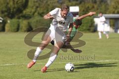 Bezirksliga - Saison 2023/2024 - TSV Gaimersheim - Grüne Heide - Markus Vollnhals (Nr.6 - Gaimersheim) - Thomas Niggl grün Grüne Heide - Foto: Meyer Jürgen