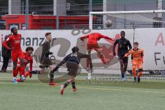 U 14 (C-Jun.) Förderliga BuLi/NLZ -  Saison 2021/2022 - FC Ingolstadt 04 - FC Bayern München - Stanko Djordjevic köpft den 4:0 Führungstreffer - jubel - Foto: Meyer Jürgen