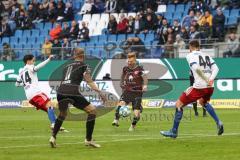 2.BL; Hamburger SV - FC Ingolstadt 04; Reis Ludovit (14 HSV) Christian Gebauer (22, FCI) Maximilian Beister (11, FCI) Vuskovic Mario (44 HSV)