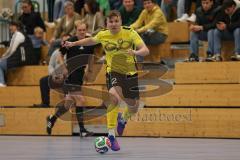 Lotto Bayern Hallencup - Saison 2024/25 - FC Hitzhofen/Oberzell - TSV Ober./Unterhaunstadt- Felix Bogner gelb Hitzhofen  - Foto: Meyer Jürgen