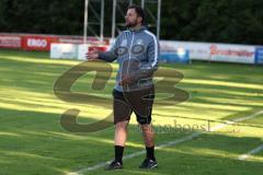 Totopokal- Saison 2023/2024 - SV Manching  - VFB Eichstätt - Dominic Rühl Trainer Eichstätt - Foto: Meyer Jürgen