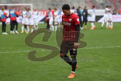 3.Liga - Saison 2022/2023 - FC Ingolstadt 04 -  - FC Freiburg II - Enttäuschte Gesichter nach dem Spiel - Justin Butler (Nr.31 - FCI) - Foto: Meyer Jürgen