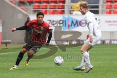 3. Liga; FC Ingolstadt 04 - 
VfB Oldenburg; Justin Butler (31, FCI) Brand Rafael (7 VfB)