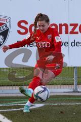 2. Frauen-Bundesliga - Testspiel - Saison 2021/2022 - FC Ingolstadt 04 - SV 67 Weinberg - Lulaj Loreta (#9 FCI) beim Eckball - Foto: Meyer Jürgen