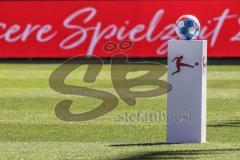 2.BL; FC Ingolstadt 04 - Fortuna Düsseldorf; Spielzeit, Spielball, Ball Bundesliga Stehle