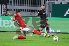 3. Liga; TSV Havelse - FC Ingolstadt 04; Yannick Deichmann (20, FCI) Flanke Paldino Lorenzo (9 Havelse)