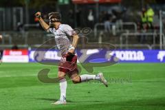 3. Liga; FC Viktoria Köln - FC Ingolstadt 04; Alleingang zum Tor Yannick Deichmann (20, FCI) Tor Jubel Treffer 0:1