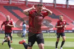 3. Liga - FC Ingolstadt 04 - TSV 1860 München - Tir 1:0 Jubel Stefan Kutschke (30, FCI) Fatih Kaya (9, FCI) Dominik Franke (3 FCI)