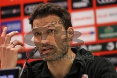 3. Liga; FC Ingolstadt 04 - Dynamo Dresden; Cheftrainer Guerino Capretti (FCI) Interview Pressekonferenz