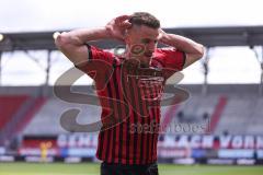 3. Liga - FC Ingolstadt 04 - TSV 1860 München - Stefan Kutschke (30, FCI) köpft zum 1:0 Tor Jubel