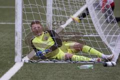 Freundschaftsspiel - Saison 2022/2023 - FC Ingolstadt 04 - VFB Eichstätt - Tor durch Stoßberger Tobias grün Eichstätt - jubel - Torwart Zech Ludwig (Nr.1 - Fc Ingolstadt 04 II) - Foto: Meyer Jürgen