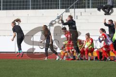 2. Fußball-Liga - Frauen - Saison 2022/2023 - FC Ingolstadt 04 - FSV Gütersloh - Das Spiel ist aus - jubel - Foto: Meyer Jürgen