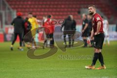 3. Liga - FC Ingolstadt 04 - Hallescher FC - Spiel ist aus, enttäuscht 1:1, Marc Stendera (10, FCI)