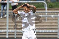 3. Liga; FC Viktoria Köln - FC Ingolstadt 04; ärgert sich Justin Butler (31, FCI) Torchance verpasst