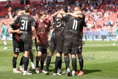 3. Liga; FC Ingolstadt 04 - VfB Lübeck; 4:1 Sebastian Grönning (11, FCI) Tobias Schröck (21, FCI) Lukas Fröde (34, FCI) Moritz Seiffert (23, FCI) Julian Kügel (31, FCI) David Kopacz (29, FCI)