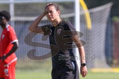 A - Junioren Bundesliga -  Saison 2023/2024 - FC Ingolstadt 04 - FSV Mainz 05 - Sabrina Wittmann Trainerin FC Ingolstadt 04 - Foto: Meyer Jürgen