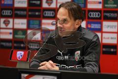 2.BL; FC Ingolstadt 04 - Training, neuer Cheftrainer Rüdiger Rehm, Pressekonferenz, Cheftrainer Rüdiger Rehm (FCI)