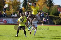 Kreisliga - Saison 2022/2023 - TSV Gaimersheim - FC Hitzhofen/Oberzell - Benjamin Anikin weiss Gaimersheim - Patrick Schwarz gelb Hitzhofen - Foto: Meyer Jürgen