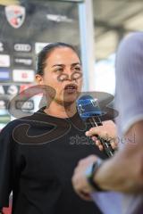 3. Liga; FC Ingolstadt 04 - Würzburger Kickers; Cheftrainerin Sabrina Wittmann (FCI) Interview