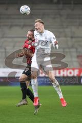 3. Liga; FC Ingolstadt 04 - FSV Zwickau; Kopfball Duell Rico Preißinger (6, FCI) Streller Till (21 FSV)