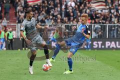 2.BL; FC St. Pauli - FC Ingolstadt 04, Paqarada Leart (23 Pauli) Christian Gebauer (22, FCI)