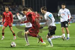 3. Liga; SSV Ulm - FC Ingolstadt 04; Dennis Kaygin (10, FCI) Bazzoli Luca (18 Ulm)