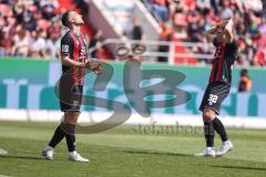 3. Liga; FC Ingolstadt 04 - Arminia Bielefeld; Torchance verpasst Max Besuschkow (17, FCI) Simon Lorenz (32, FCI)