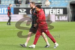 3. Liga - Saison 2025/26 - SV Wehen/Wiesbaden - FC Ingolstadt 04  - Co Tr.Talententw. /Übergangsbereich Fabian Reichler (FCI) - Emilio Kehrer (Nr.44 - FCI) - Foto: Meyer Jürgen