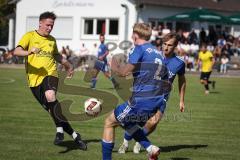 A-Klasse -  Saison 2026/27 - TSV Pförring - FC Wackerstein/Dünzing - Simon Huber gelb Wackerstein/Dünzing - Jonas Bäumler blau Pförring - Tobias Seidl blau Pförring #2 - Foto: Meyer Jürgen