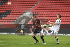 2.BL; FC Ingolstadt 04 - Hannover 96; Stefan Kutschke (30, FCI) Julian Börner (31 Han)