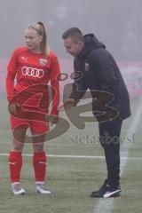 Frauen - Bayernliga - U17 - B-Junioren -  FC Ingolstadt 04 II - FC Forstern - Daniel Ziegler Trainer im Gespräch mit Lilly Ettinger rot FCI -  Foto: Meyer Jürgen