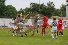 DFB Pokal Frauen Runde 1- Saison 2020/2021 - FC Ingolstadt 04 - SG99 Andernach - Van der Laan Torwart Andernacht - Uzungüney Ebru (#4 FCI) - Foto: Meyer Jürgen