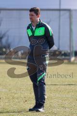 Bezirksliga OBB Nord - SV Manching - FC Schwabing München - Florian Stegmeier Trainer Manching vor dem Spiel - Foto: Jürgen Meyer