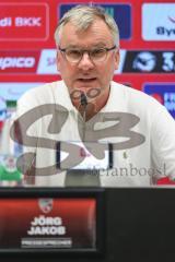 3. Liga; FC Ingolstadt 04 - Alemannia Aachen; Pressekonferenz Pressesprecher Jörg Jakob (FCI)