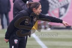 A-Junioren - Bundesliga Süd Fc Ingolstadt 04 - SC Freiburg -  Cheftrainer Wittmann Sabrina (FC Ingolstadt A-Jugend) - Foto: Meyer Jürgen