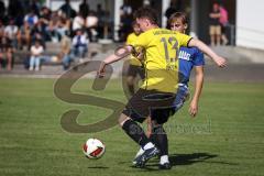 A-Klasse -  Saison 2026/27 - TSV Pförring - FC Wackerstein/Dünzing - Simon Huber gelb Wackerstein/Dünzing - Jonas Bäumler blau Pförring - Foto: Meyer Jürgen