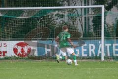 Toto-Pokal - Saison 2023/2024 - FC Gerolfing - TSV Rohrbach - Der 2:0 Führungstreffer durch Timo Kraus grün Gerolfing - jubel - Alexander Deuschle Torwart Rohrbach -  Foto: Meyer Jürgen